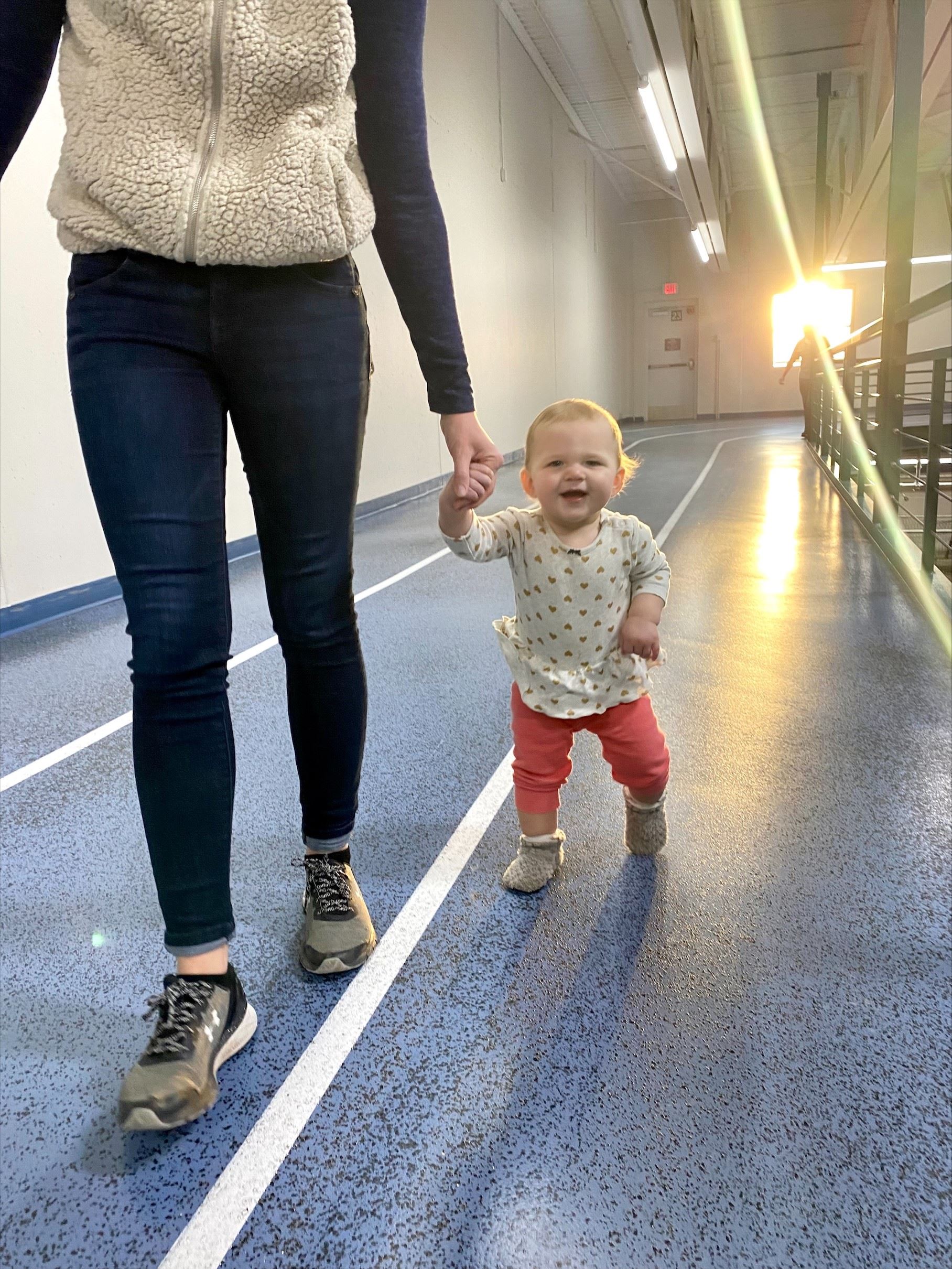 Walkers on the Track