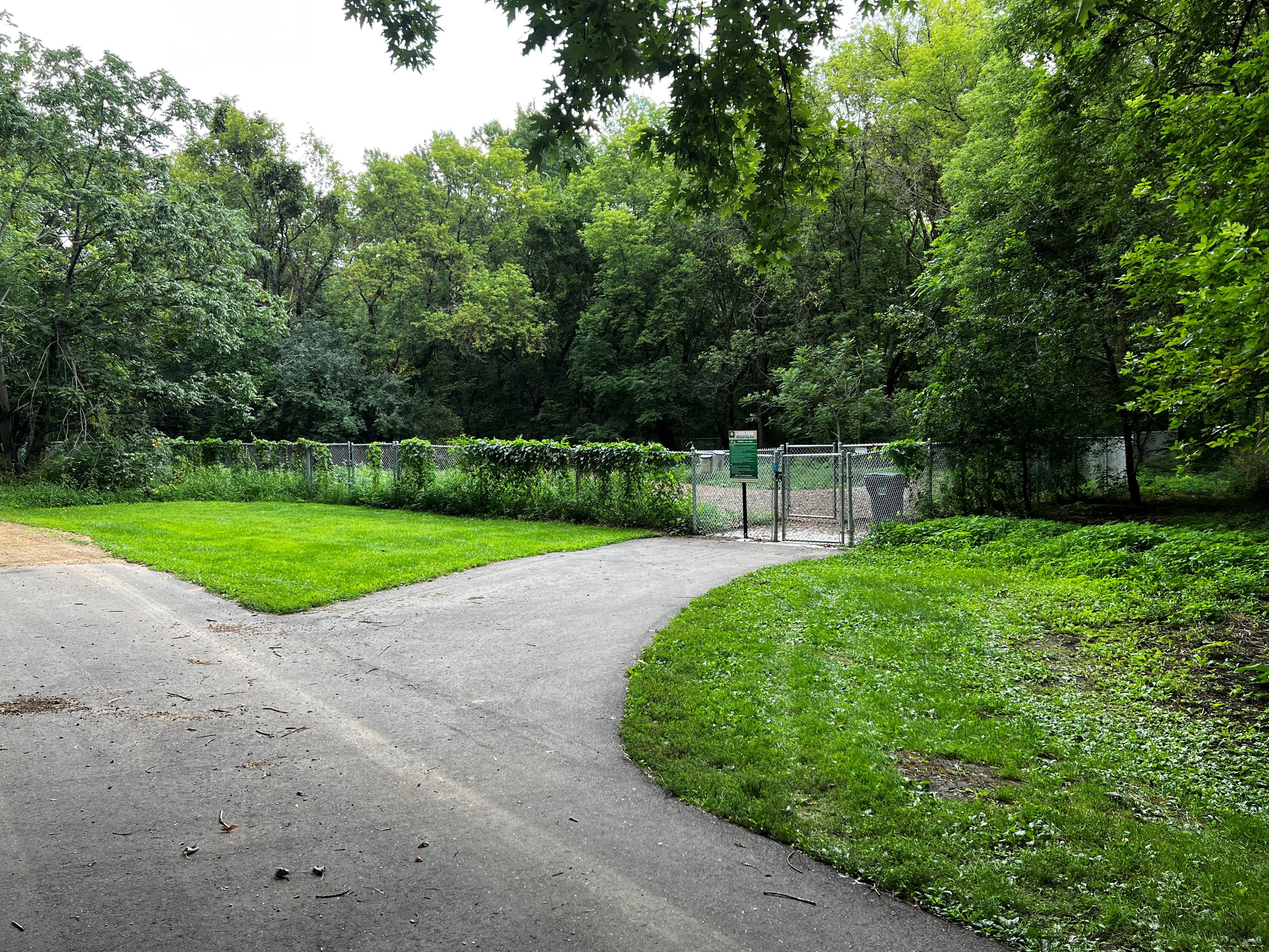 Large Dog Park Entry